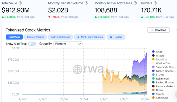 Tokenized Stock Metrics